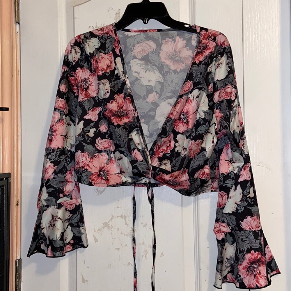 SHEIN flora blouse
